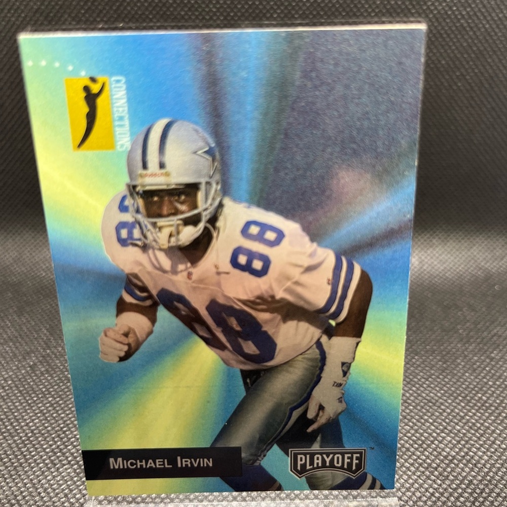 Michael Irvin Playoff Trading Card